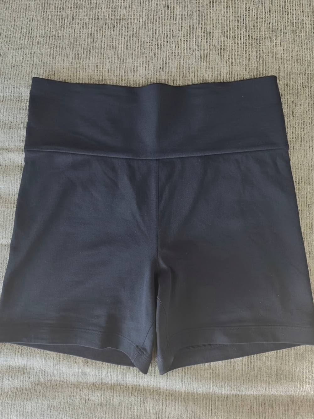 SKIMS Black High-Waist Shorts